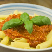 Simmered Fresh Tomato Sauce