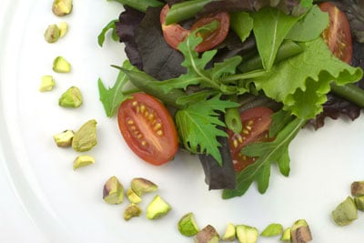 French Bean, Tomato and Pistachio Salad