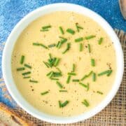 Potato fennel soup with chives. can you freeze potato soup.