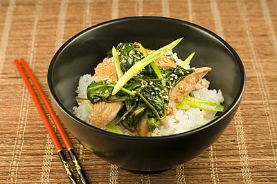 Pork & Spinach Stir-Fry