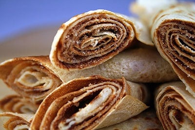 Pancakes with Cinnamon & Sugar