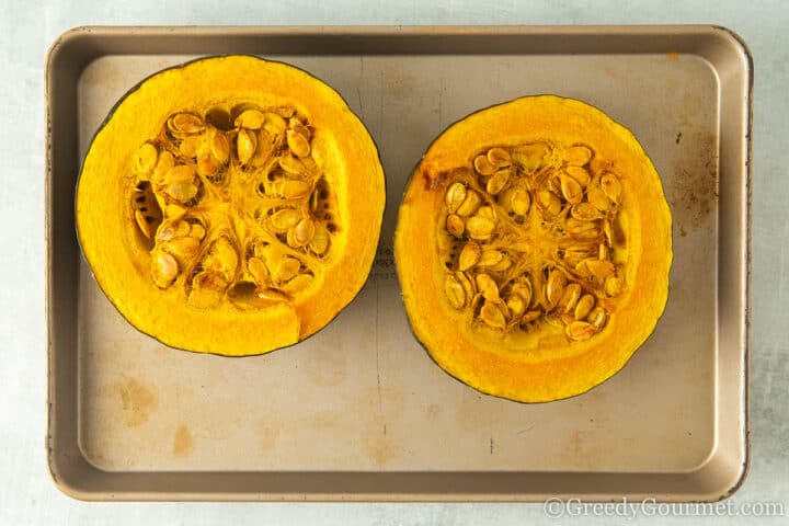 roasted kabocha squash.