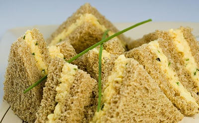 Scrambled Egg & Chive Sandwich