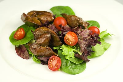 Soy & Honey Chicken Liver Salad