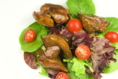 Soy & Honey Chicken Liver Salad