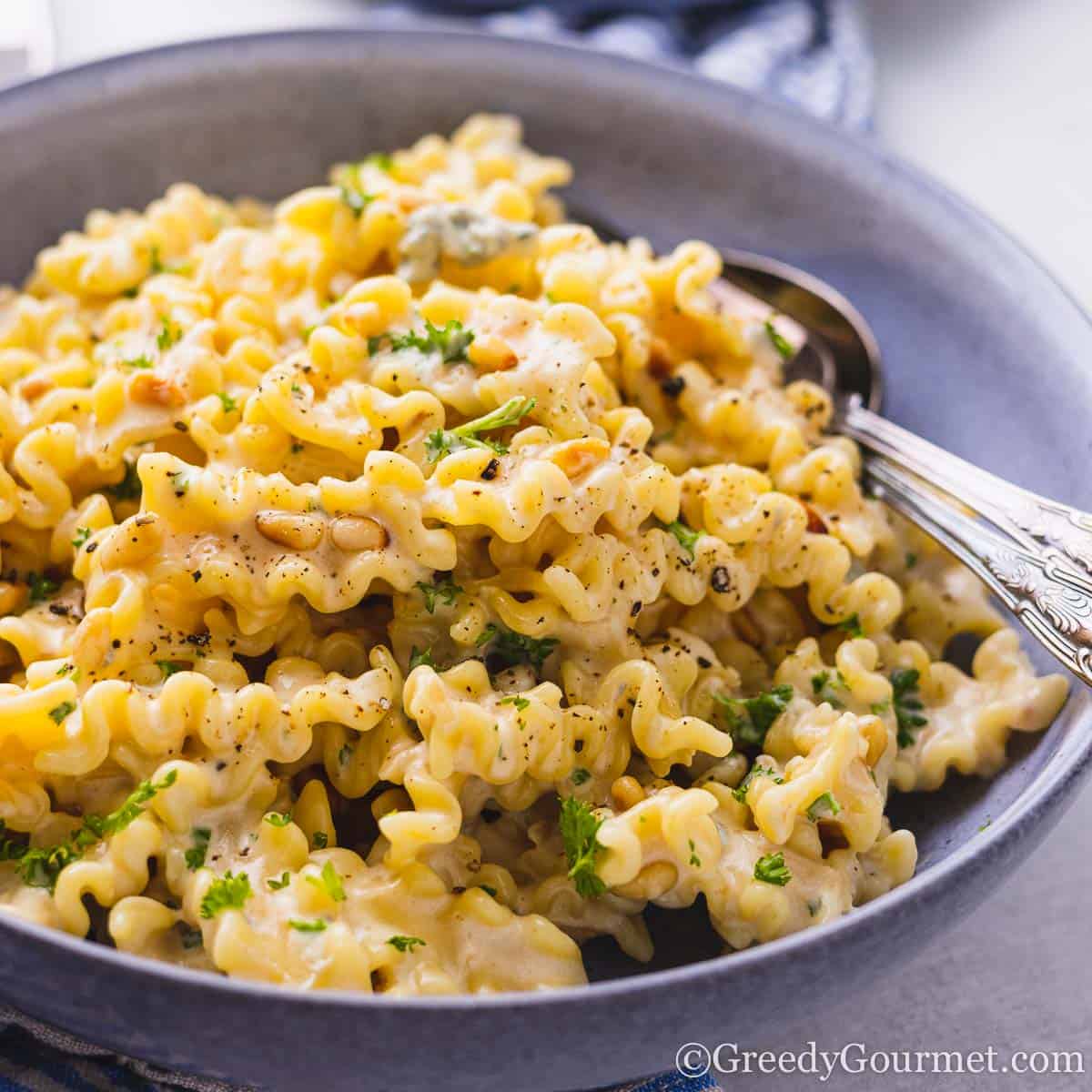 gorgonzola pasta.