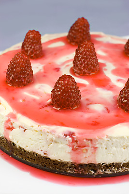 Raspberry & Lime Cheesecake