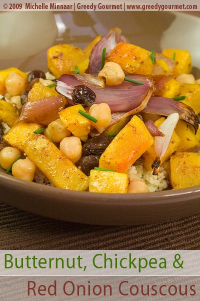Spiced Butternut, Chickpea, Red Onion & Raisin Couscous