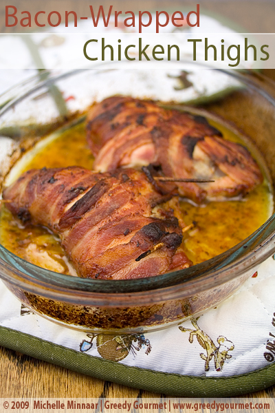 Spicy Bacon-Wrapped Chicken Thighs