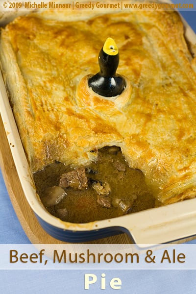 Beef, Mushroom & Ale Pie