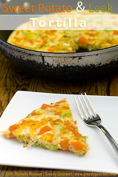 Sweet Potato & Leek Tortilla