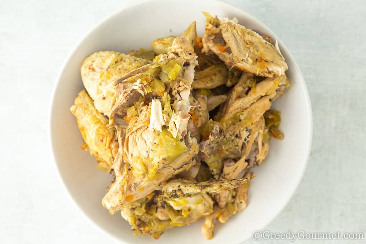 Chicken Carcass Soup Greedy Gourmet