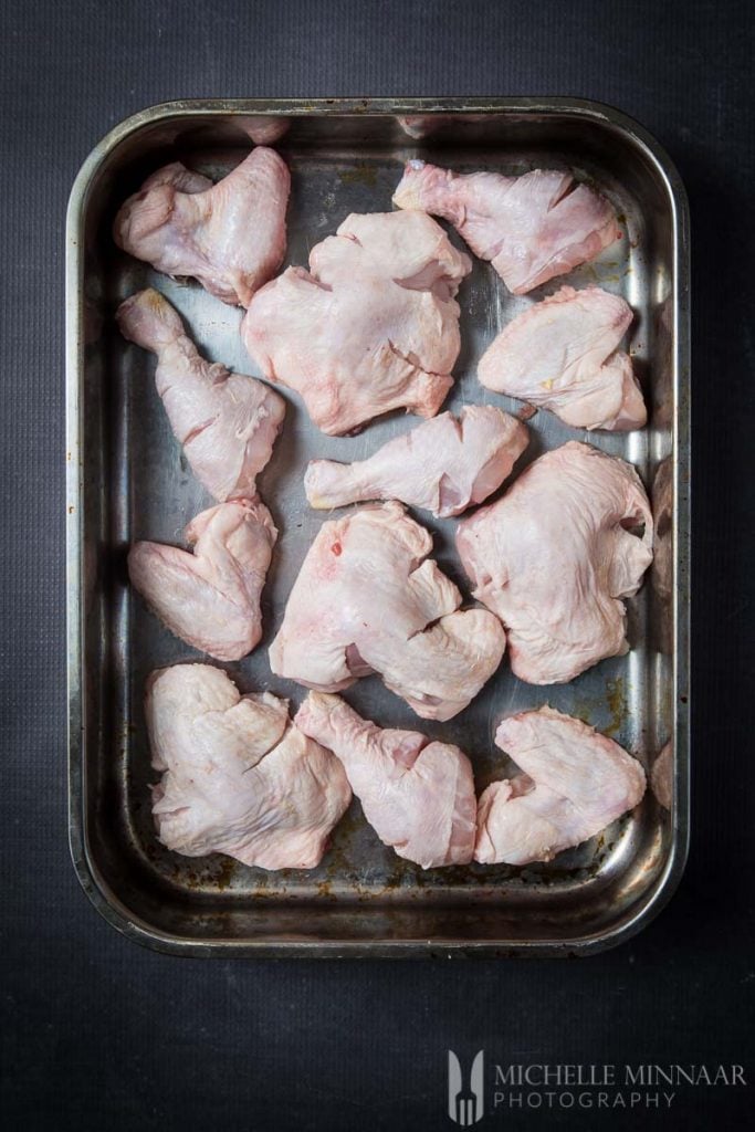 Chicken Legs Wings Raw 