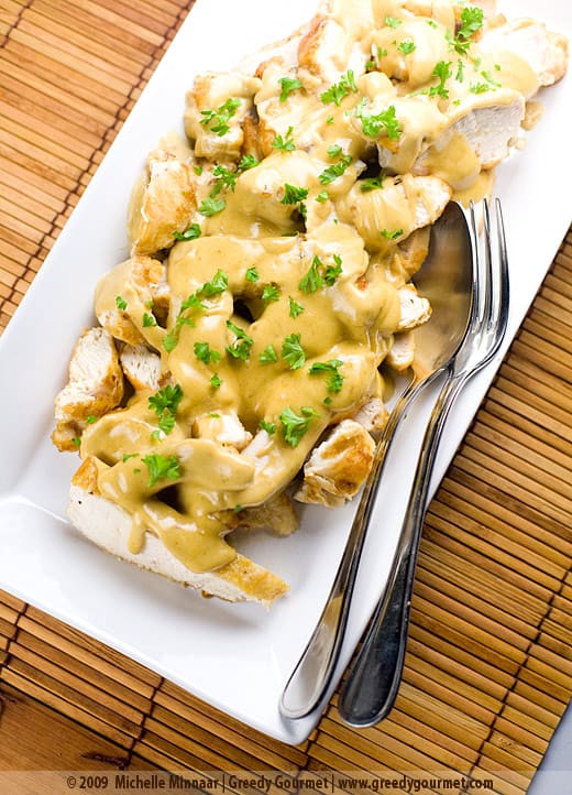 Chicken with Creamy Marsala Sauce