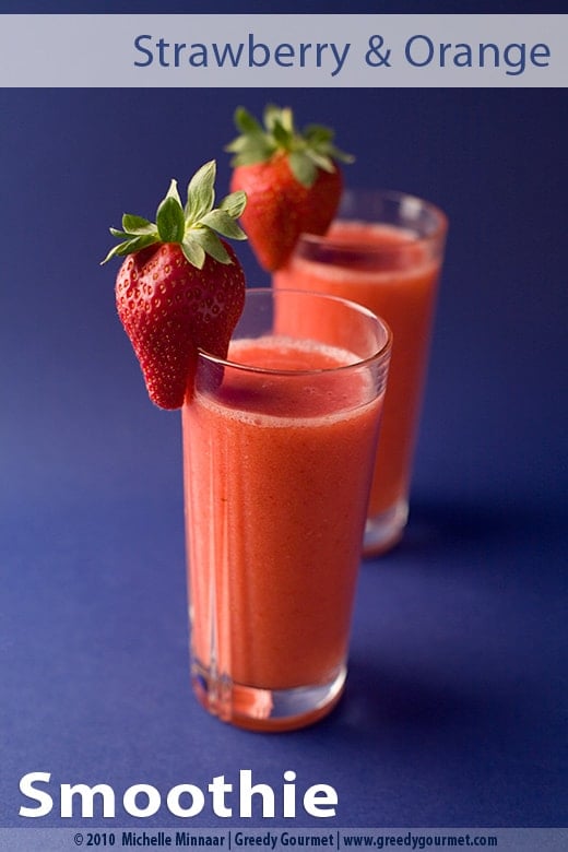 Strawberry Orange Juice Recipe - Indian Veggie Delight