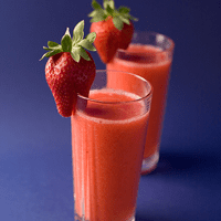 Orange & Strawberry Smoothie