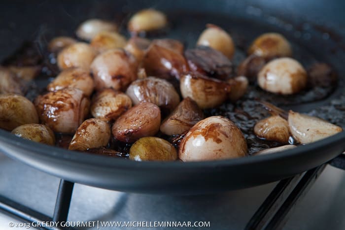 Balsamic Glazed Shallots