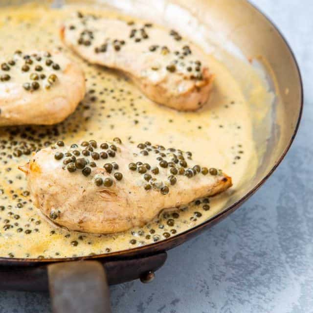 Peppercorn Chicken With Creamy Green Peppercorn Sauce Try It, Love It