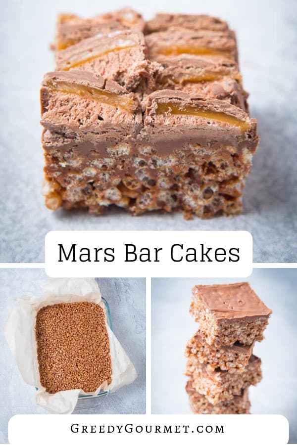 These mars bar cakes, also known as mars bar crispies are the next-level! They combine three main items, mars bars, chocolate and rice krispies. 