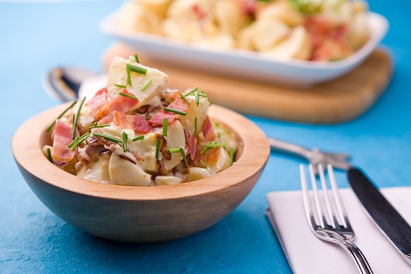 Caramelised Onion & Potato Salad