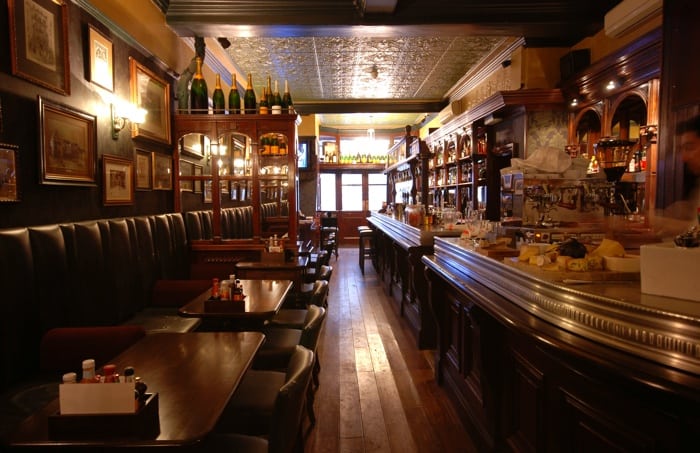 Fox & Anchor pub's interior