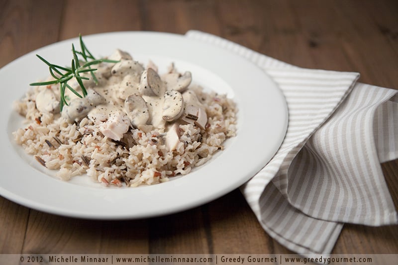 Chicken with Creamy Mushroom & Sherry Sauce