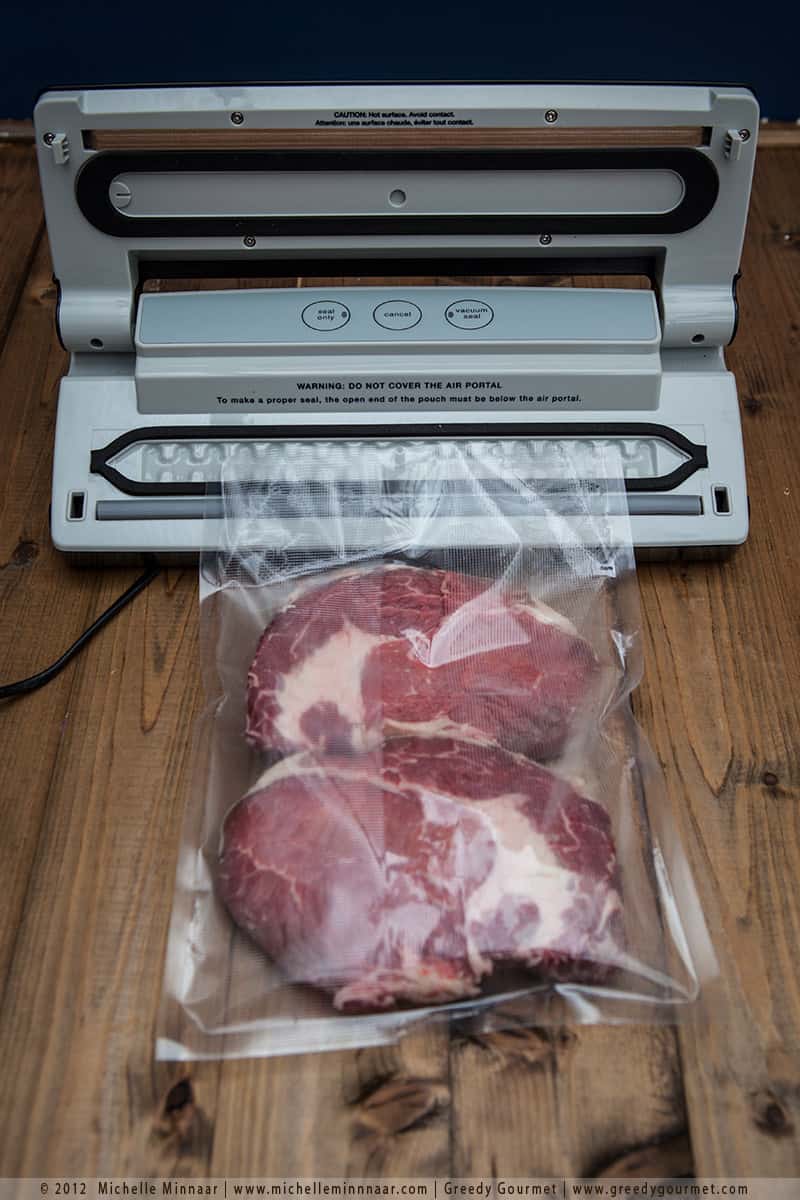 Vacuum Sealing Steaks