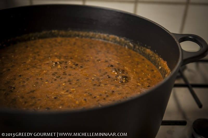 Raw Dhal Makhni