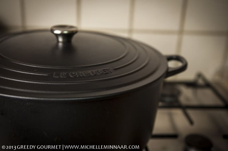 Black Le Creuset Pot