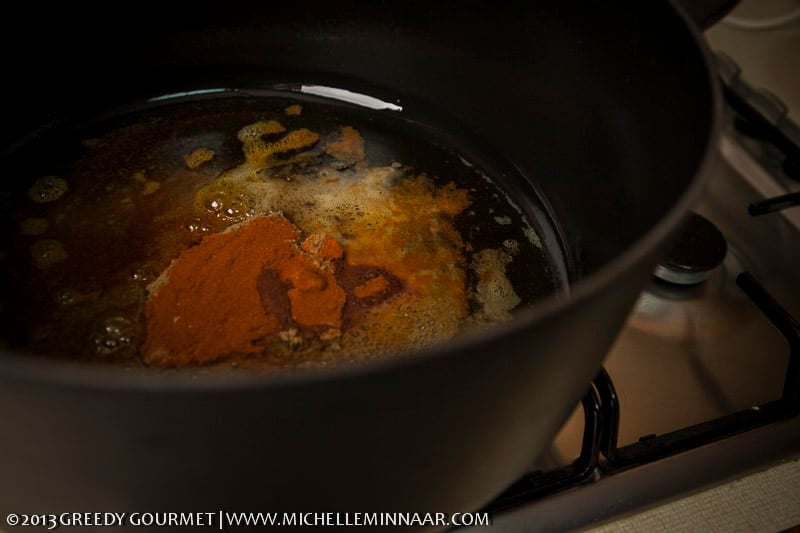 Spices in Dal Makhani