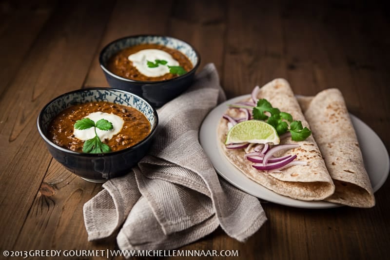 Maa di Dal with Roti