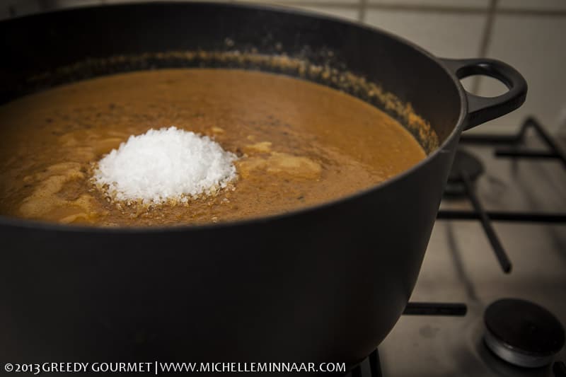 Salting Dal Makhani