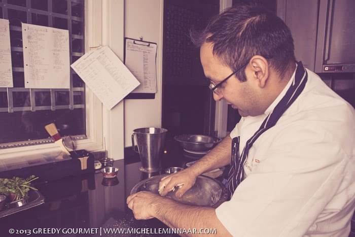 Chef at Benares Restaurant