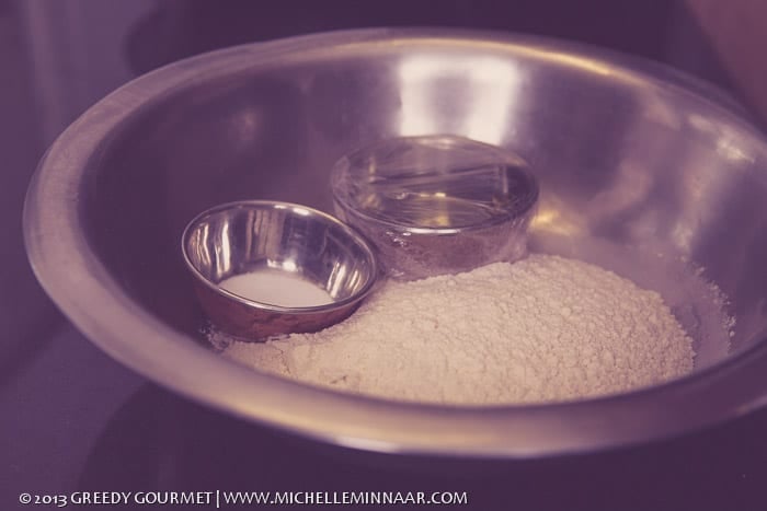 Stainless Steel Bowl with contents