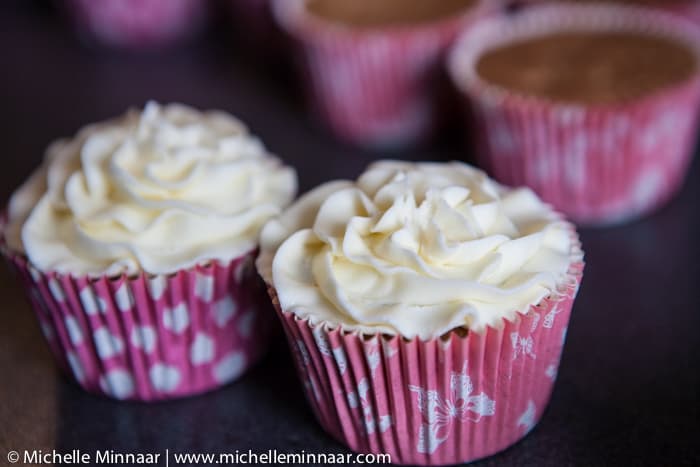 Iced cupcakes