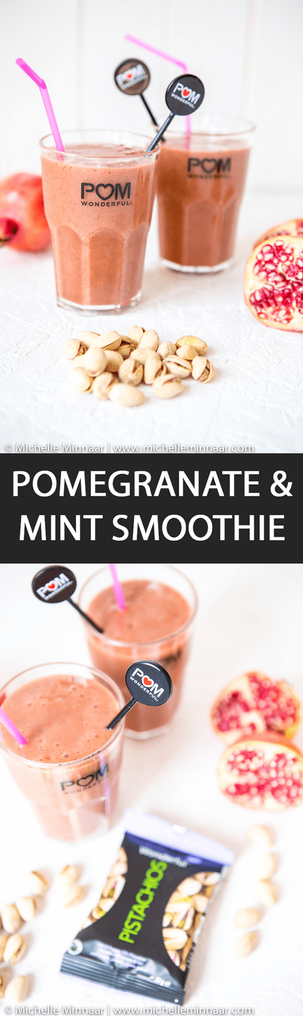 Pomegranate Mint Smoothie