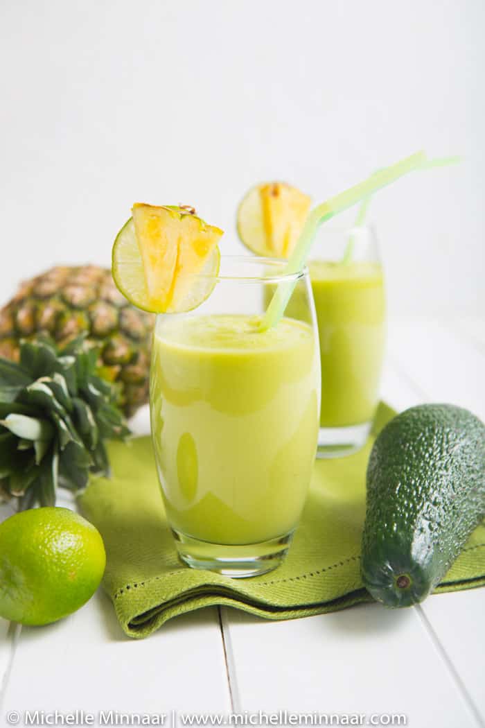 Pineapple & Avocado Smoothie