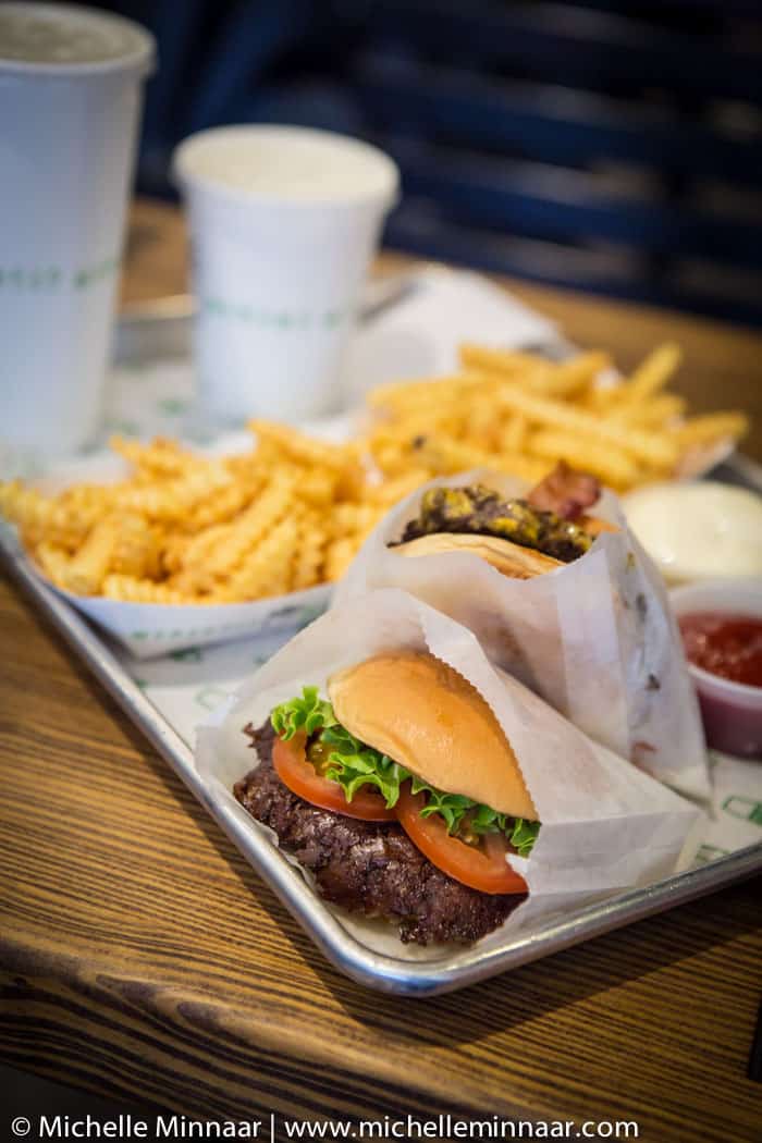 Shake Shack burger fries