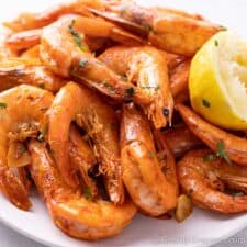 Pan-fried Garlic Butter Prawns Recipe-image