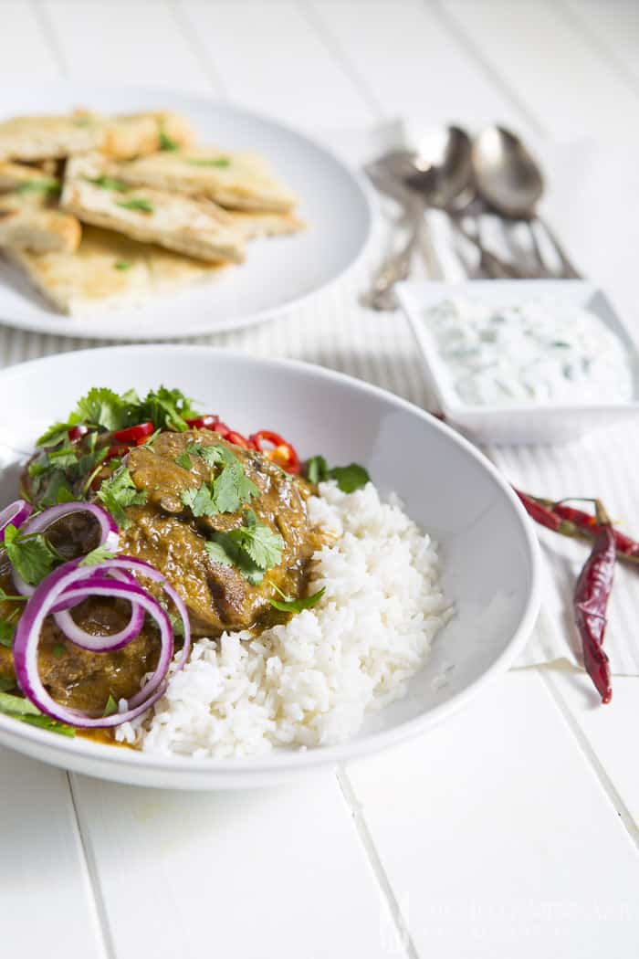 Lamb with plenty of chillies