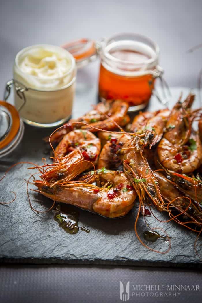 Spicy Portuguese Prawns