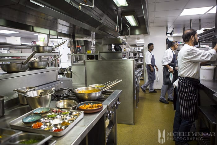 Professional Indian Restaurant Kitchen