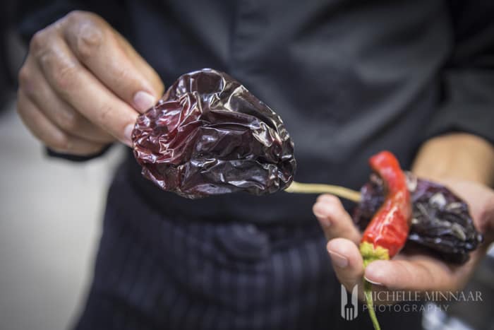 Dried Canarian pepper