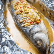 Whole Baked Thai Sea Bass
