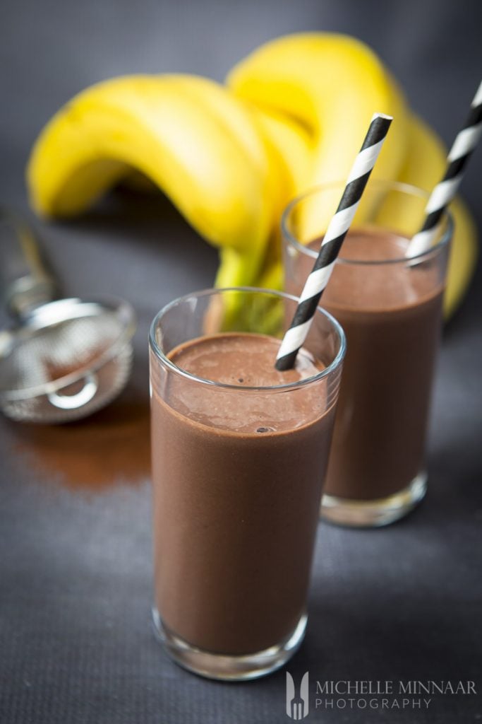 Authentic Chocolate Banana Protein Shake