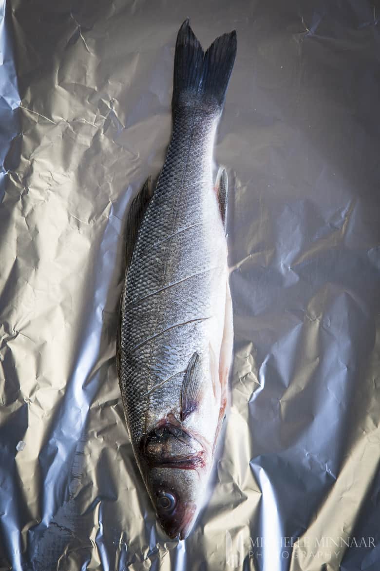 Sea Bass on Foil