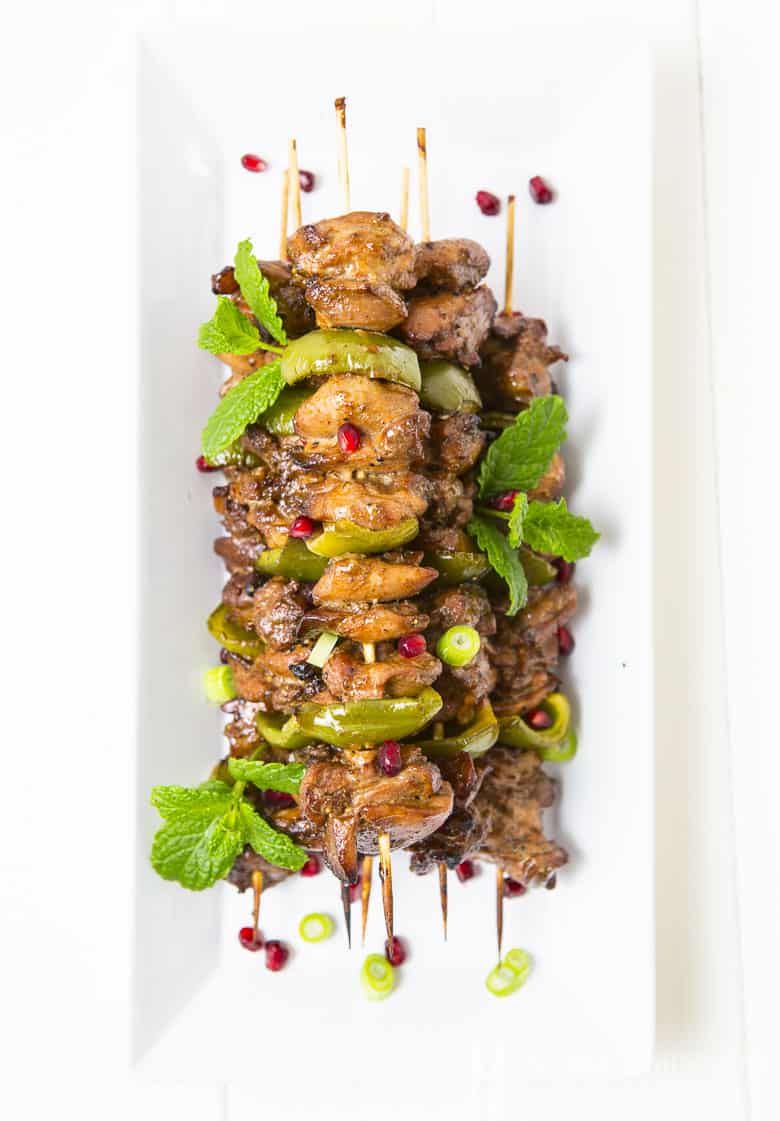 Cumin Chicken Skewer of Pomegranate Cumin 2 Chicken Skewer