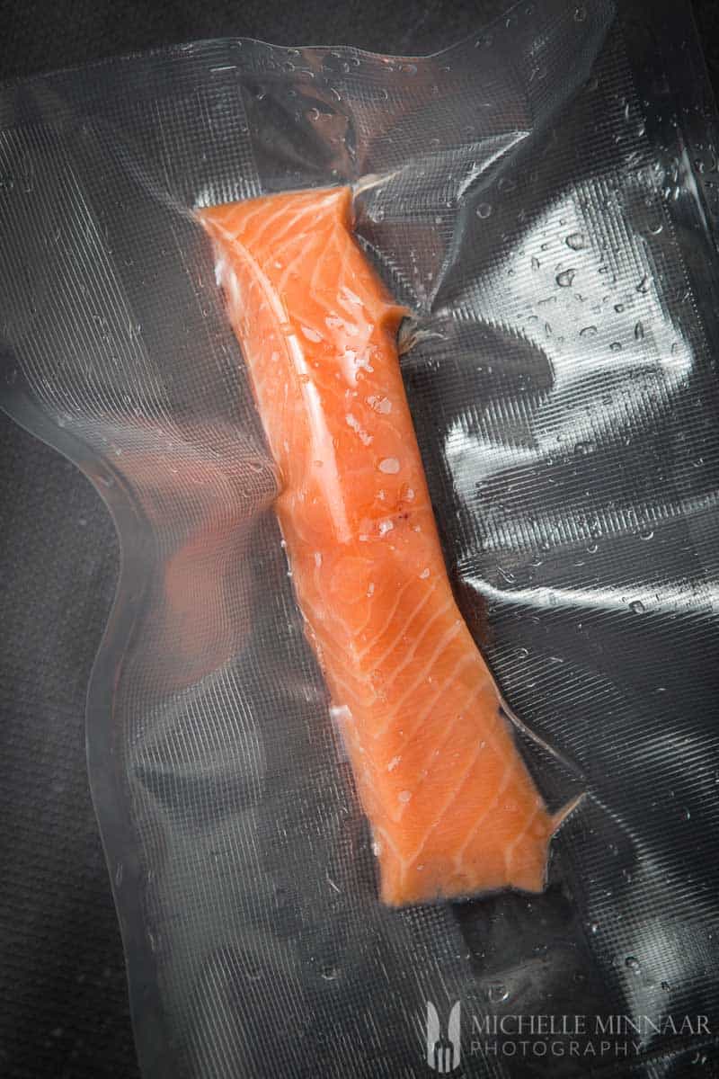 Salmon Fllet Vacuum Sealed