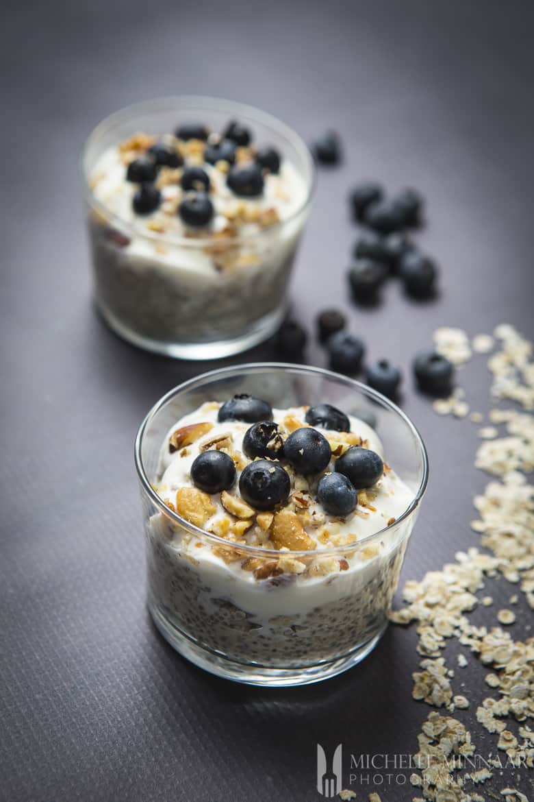 Overnight Oats Blueberry 