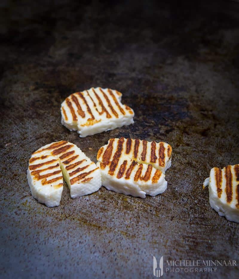 Halloumi Browned